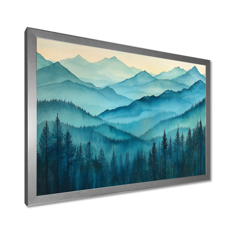 Giamarie - Landscapes Wall Art, Argent, H 34 po x l 44 po, Picture Framed Print