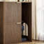 Meuble noyer multifonctionnel pour chat en noyer