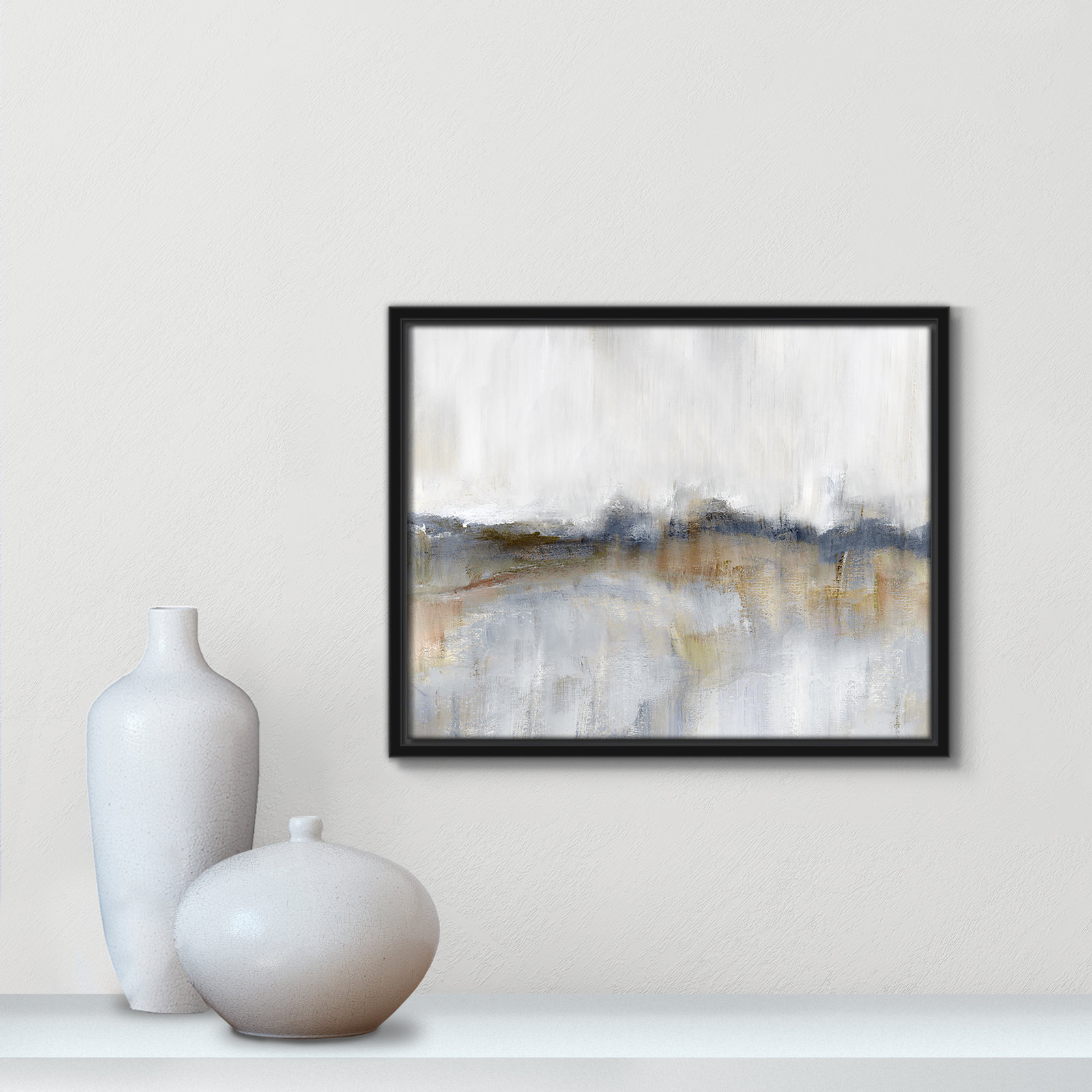 Autumnal Tide Print by Nan, 12.5" H x 15.5" W, Espresso