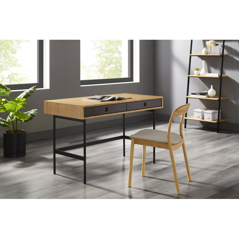 Chaise d'appoint en bois massif brun Brentten