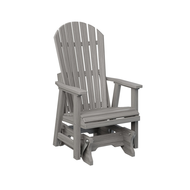 Comfo Back Outdoor Glider, Driftwood Gray