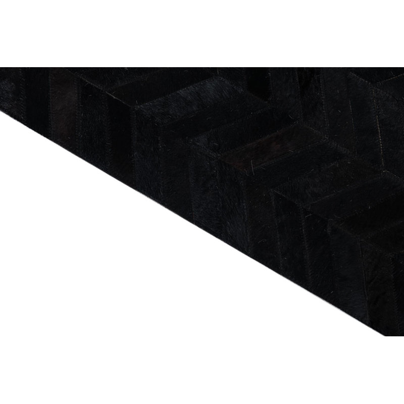 Tapis noir Juliana