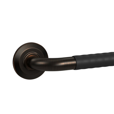 ErgoSafetyBar 18-in Dimpled Ergonomic Soft Grip 32mm Diameter ADA Compliant 500 lb Weight Capacity