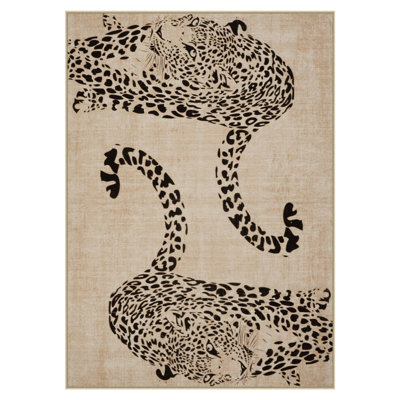 Modern Washable Area Rugs Non-Shedding Kids Playroom Rug Stain Resistant Accent Carpet