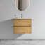 Meuble-lavabo mural 24 po avec lavabo en céramique et un trou de robinet, 24 po, pré-assemblé