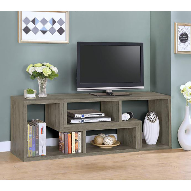 Convertable Bookcase In Grey Driftwood Finish, Grey