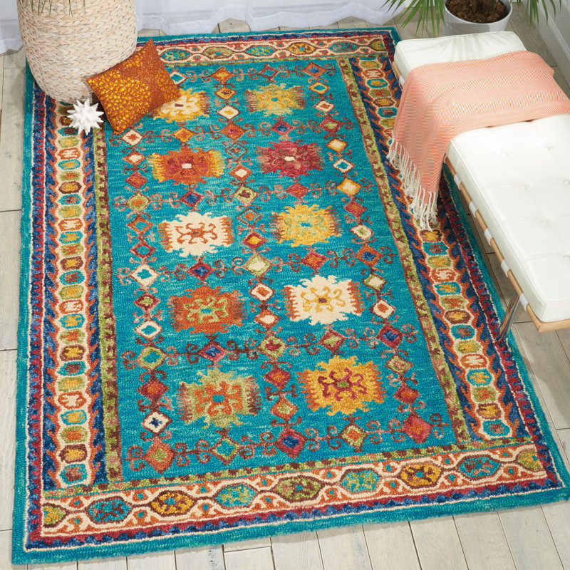 Beahm Oriental Wool Hand Woven Area Rug, Runner 69 x 229cm