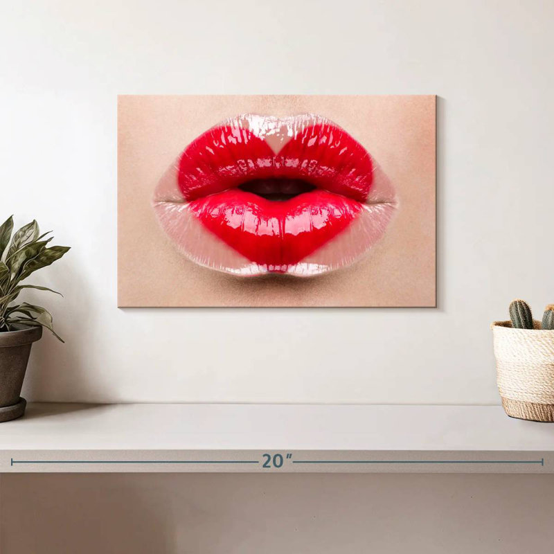 Lèvres Shuckworth Pucker Up, H 8 po x l 12 po