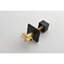 Valve 3/4 po en métal coulé, haut débit, poignée en laiton réglable, quart de soupape, finition noir mat, 8,65 lb, 20,5 x 9 x 4,75 po, poignée supplémentaire réglable en laiton, contenant, noir