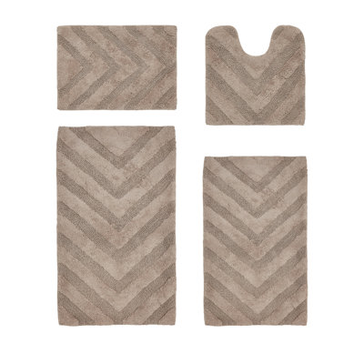 Ensemble de tapis de bain 4 pièces