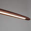 Lustre linéaire à DEL de 39 po pour la cuisine, à intensité variable, lustre de salle à manger en bois