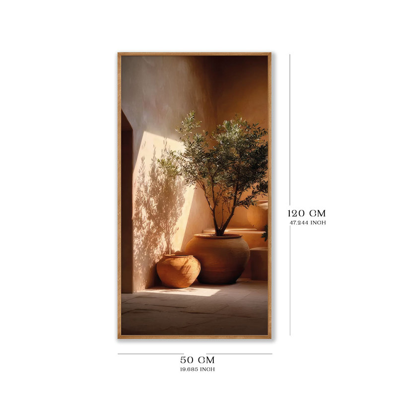 Stunning Decorative Framed Painting, 27.6 x 13.0 inches | 100% Solid Wood Frame (Thickness: 0.8 inches) | Vibrant Digital Print, for Home Decor, Living Room & Office | Elegant Wall Art Addition