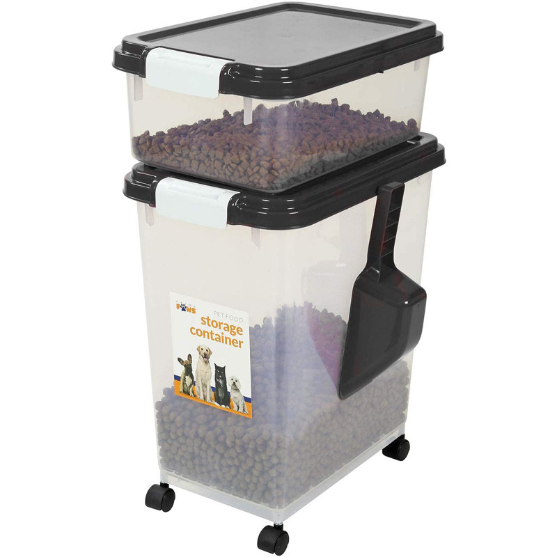 Taylor Food Storage Container, Black/White/Transparent