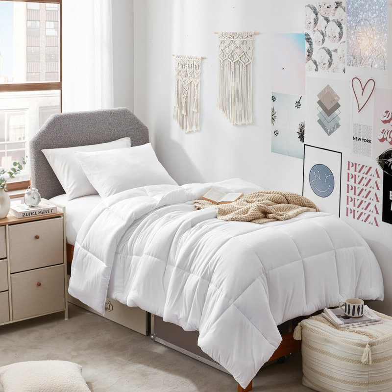 Cooling - Coma Inducer® Oversized Comforter Set - Tire Tread, 2, Twin Extra Long Comforter + 1 Standard Sham, White