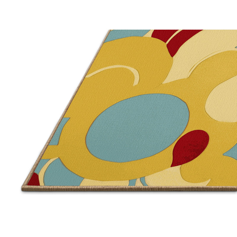 Radiant Wiggle Rug, Rectangle 6' x 9'