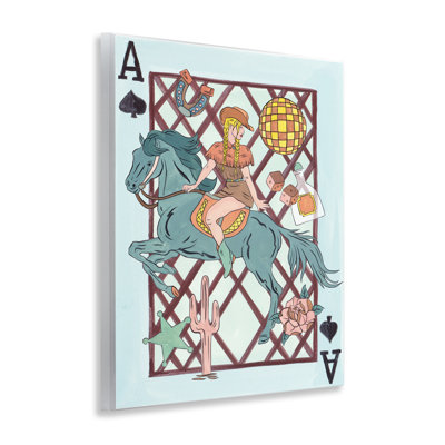 «Disco Cowgirl Ace Card», art par Melissa Wang