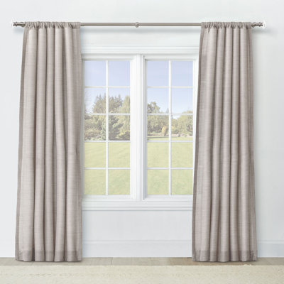 Pershing Semi Sheer Curtain Single Panel