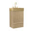 Meuble-lavabo autoportant en métal doré-258348412-258348413