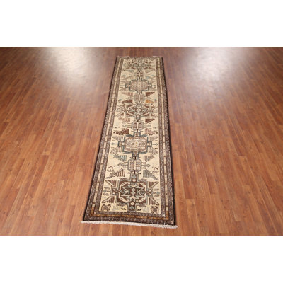 Tribal Geometric   Runner Rug 3x9