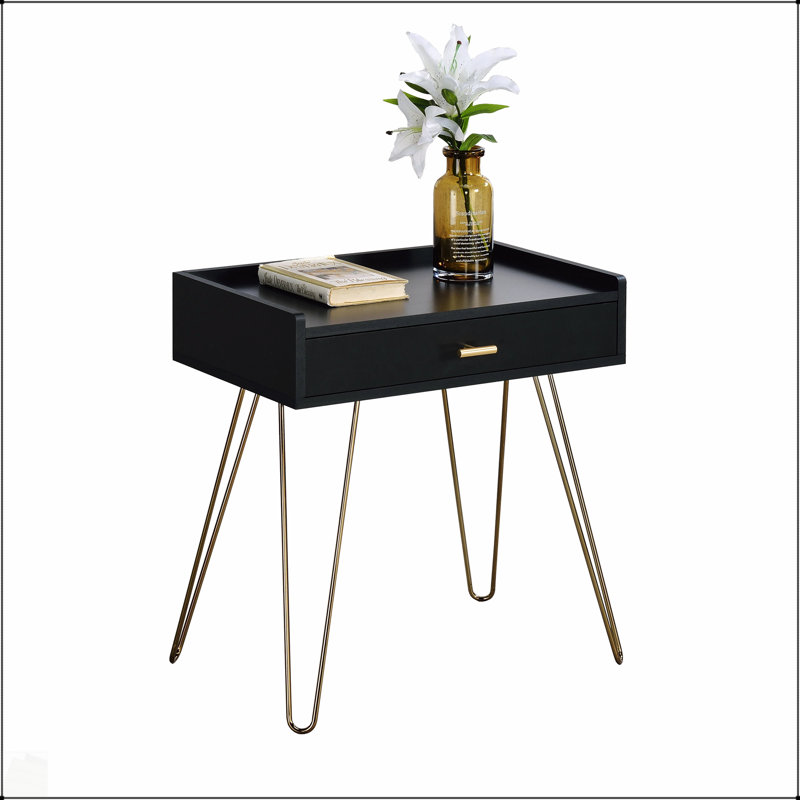 Table de bout avec tiroir Hailey