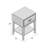 Zaydon 18'' W Manufactured Wood, Solid Wood Nightstand-604991111