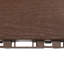 Paquet de 12 tuiles de terrasse emboîtables en PP de 12 po x 12 po avec surface en grain de bois antidérapant brun