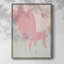 «Blush Abstract II», reproduction encadrée - bois massif-1882360870