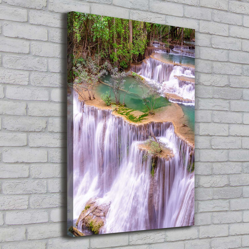 Waterfall - Wrapped Canvas Print