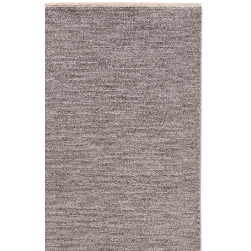 Tapis de couleur unie en polyester Donlon, Tapis de couloir 2 pi 3 po x 8 pi