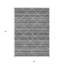 Tapis extérieur lavable à motif géométrique gris et argent 3 pi x 5 pi