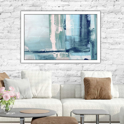 «Miss the Sea I», reproduction de peinture à l'acrylique encadrée