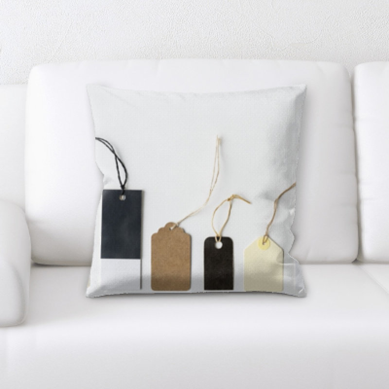 Microsuede Reversible Throw Pillow