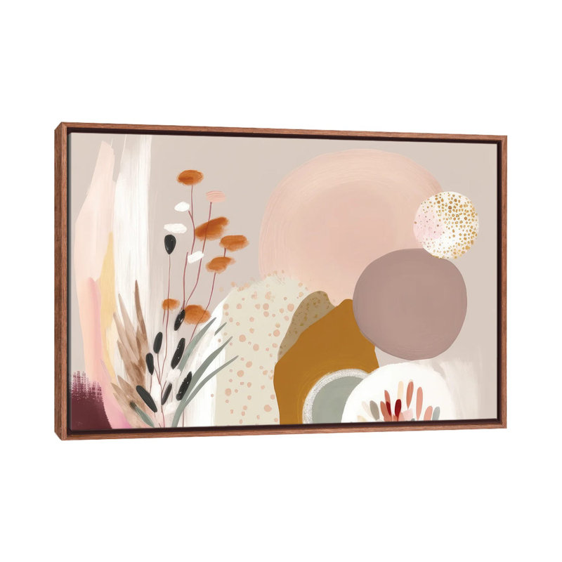 Beautiful Nature Forms, Classic Wood Floater Framed Canvas, No Mat, 26" H x 40" W x 1.5" D