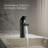Parallel Single-Handle Bathroom Sink Faucet, Single-Hole Faucet with Pop-Up Drain, 0.5 GPM-90031602