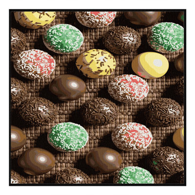 Washable Brigadeiros Desserts Area Rug