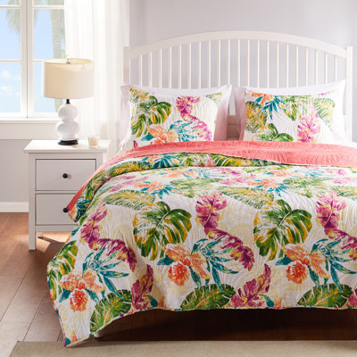 Tropics Aulne Reversible Quilt Set