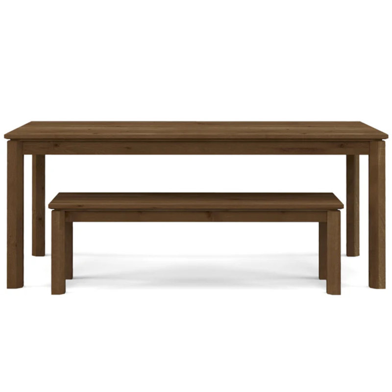 Rustic Oak Dining Bench