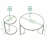 Nesting Round Coffee Table Set