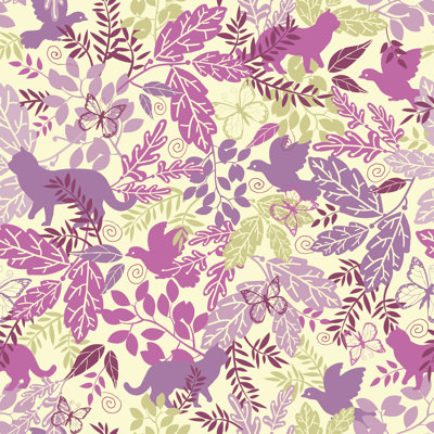 Palominas Floral Pattern 1 Piece Wrapped Canvas Wall Art