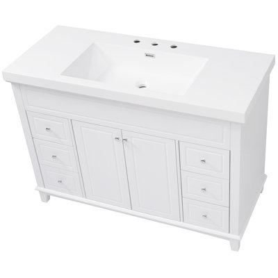 48'' Premium Bathroom Vanity With Resin Sink