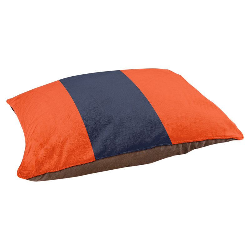 Oreiller Oklahoma, Très grand (l 50 po x P 40 po x H 7 po), Orange / bleu / orange