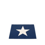 VIGGO SMALL ONE Hand Loomed Geometric Shapes Area Rug in Dark Blue