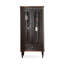 Buffet rétro en bois massif noir