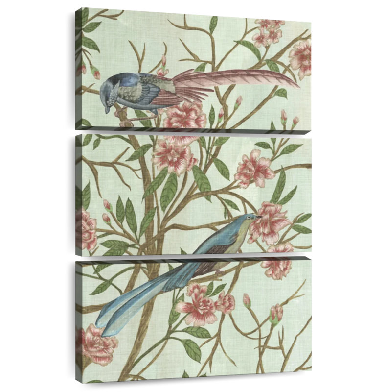 Brampt délicat chinoiserie IV, H 74 po x l 48 po
