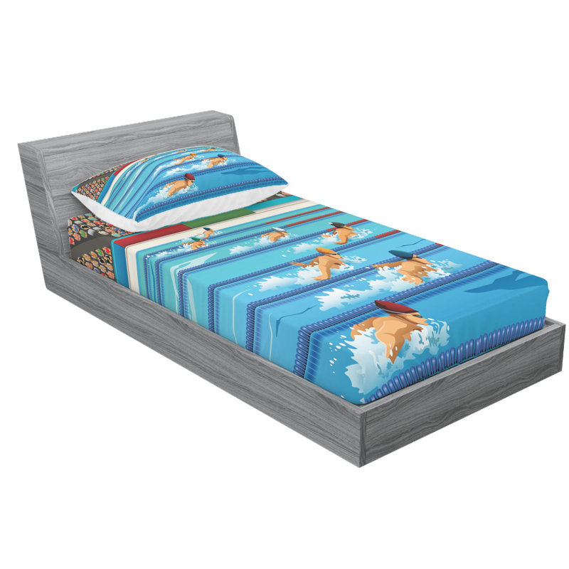 Microfiber Sheet Set, Twin XL Sheet Set with Fitted Sheet