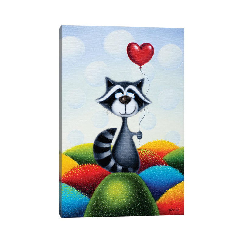 Choose Happy by Gabriela Elgaafary - Wrapped Canvas Print, 101.6 cm H x 66.04 cm W x 1.91 cm D