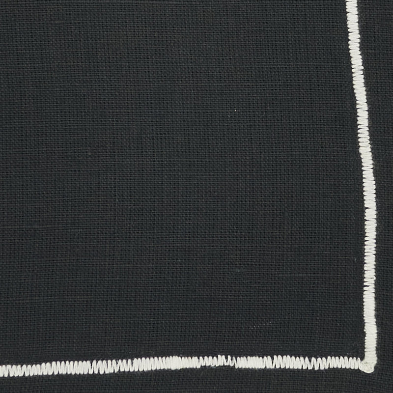 Double Line Embroidered Napkin (Set of 4)