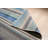 Knotted Strpied Ocean Blue Handmade Wool Stripe/Blue Modern Hand-Knotted Area Rug-785480650