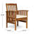 CASA ACACIA DINING CHAIR,2PCS With 2 Cushions-16231650-16231661