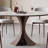 Solid Wood Round Dining Table-110430580